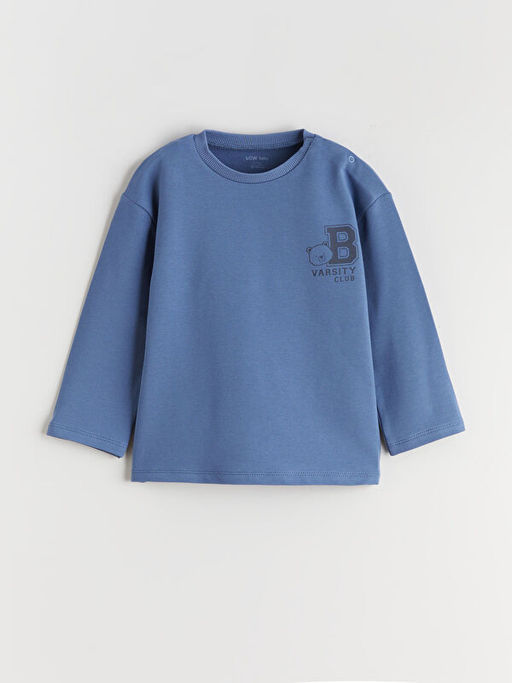 Bisiklet Yaka Erkek Bebek Sweatshirt ve E?ofman Alt?