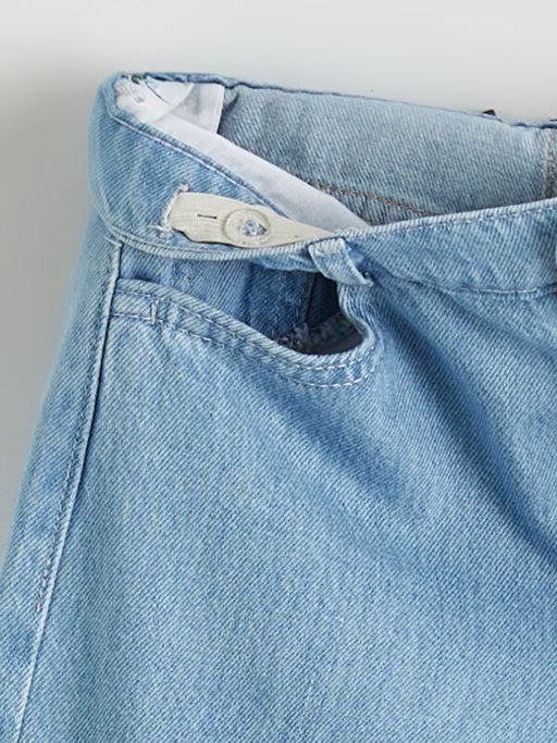 Wideleg K?z ?ocuk Jean Pantolon