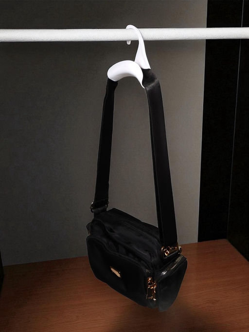 Цена за 4 шт. Крючок для сумки и зонта, 10×9 см, белый