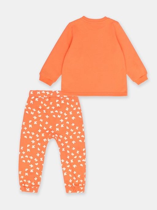 CRB wear/CSNG 90158-28-347 Комплект для девочки (джемпер, брюки),коралловый/Ex.Cherubino  фото 2