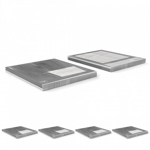 Цена за 10 шт. Тетрадь школьная ученическая ErichKrause Black Pattern, 12 листов, клетка, выборочный УФ-лак (в плёнке по 10 шт.)_MIX-PACK  фото 9