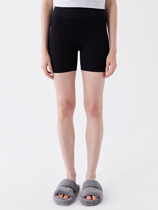 Beli Lastikli D?z Seamless Kad?n ??lik Tayt