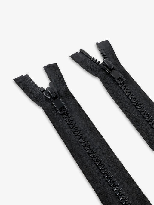 Цена за 50 шт. Молния «Трактор», №8, разъёмная, 2 бегунка, замки автомат, 120 см, чёрная