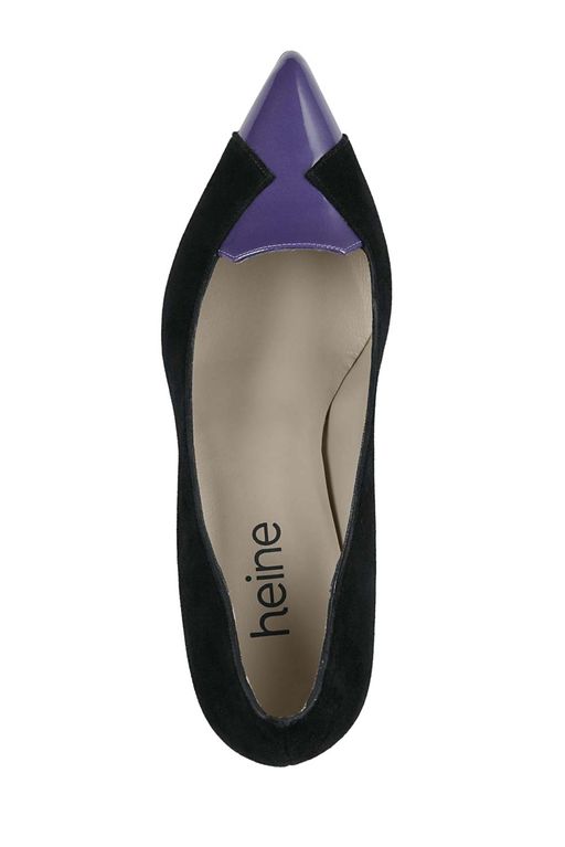 Туфли, черно-лиловые - Heine фото 4