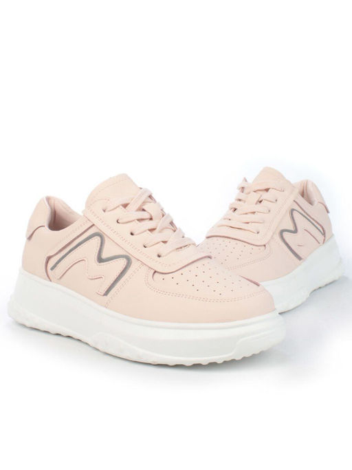 05-P11-2 LT. PINK Кроссовки женские (натуральная кожа) - Фабричный китай фото 12