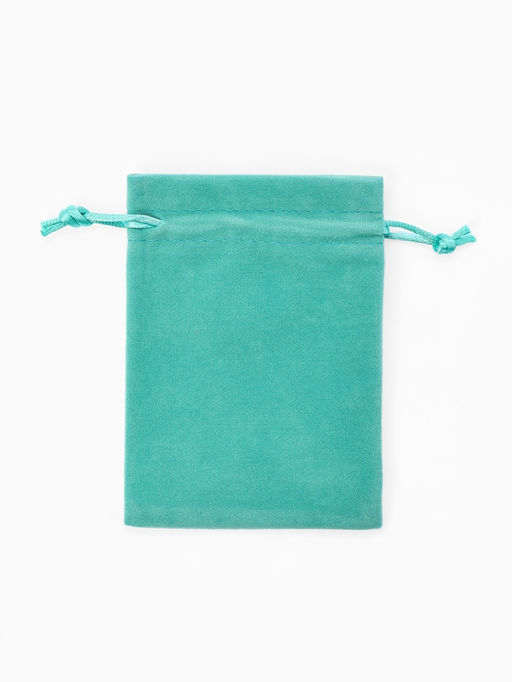 Набор мешочков бархатных 50 шт. «Классика», 9×12 см, бирюзовый