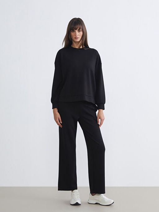Soft Touch Oversize Kad?n Sweatshirt