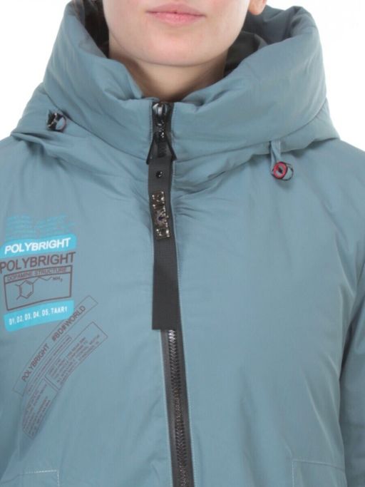 101-1 MENTHOL Пальто демисезонное женское FAMILY (100 гр. синтепон) - Fashion фото 10