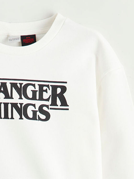 Stranger Things Bask?l? Erkek ?ocuk Sweatshirt