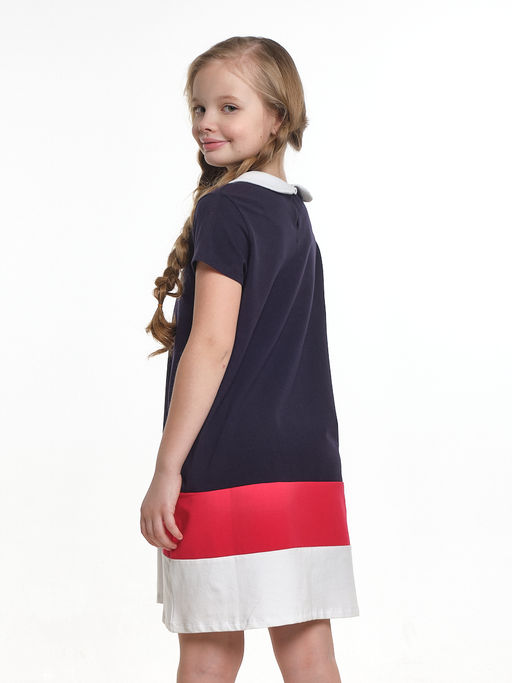Платье для девочки UD 5034 синий - Mini maxi фото 2