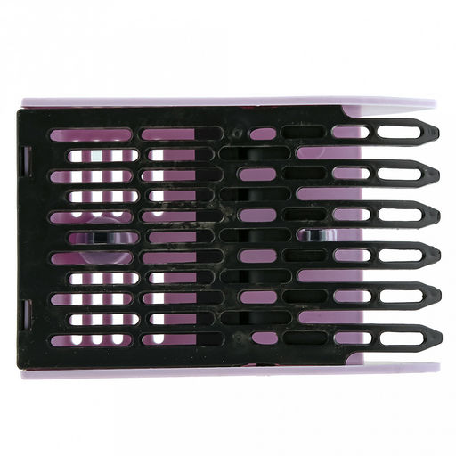 Марья (Maria) Комбайн (контейнер) плодосборник Финский S для ягод, 15х10х10см, с заслонкой, пластик/обрезиненная ручка, цвет сиреневый (подходит для всех типов ягод) (Китай) - Домашняя мода фото 6