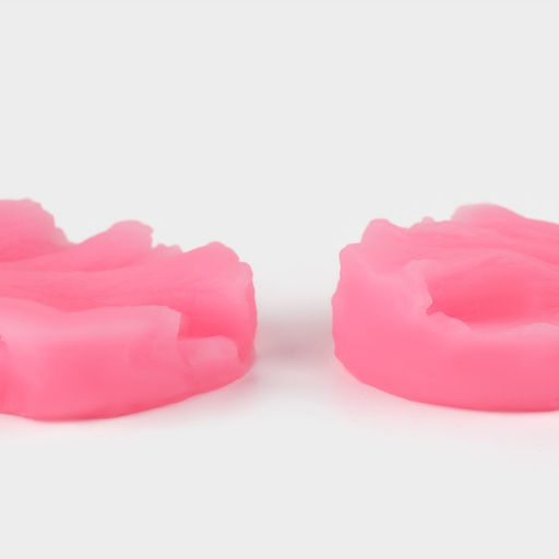 Молды для заливки «Лепесточки», силикон, 3 пары, розовые