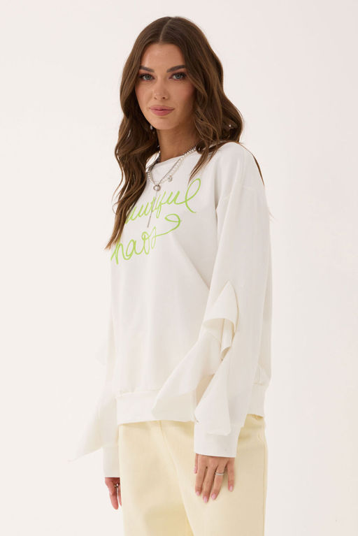 Джемпер LYUSHe 4061 молоко фото 5