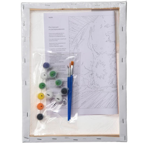 Картина по номерам в плёнке Халк, 30х40 см, Мстители - Marvel фото 5