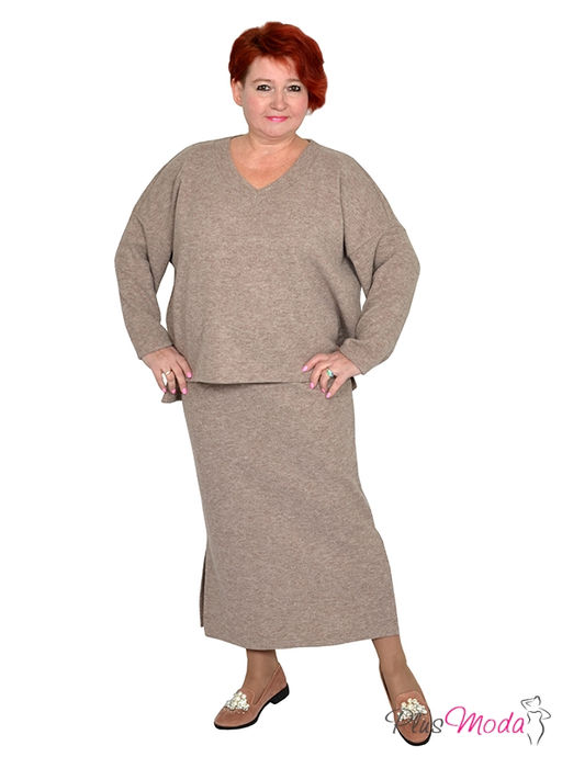 Юбка Модель №1523 размеры 44-84 - Plusmoda фото 6