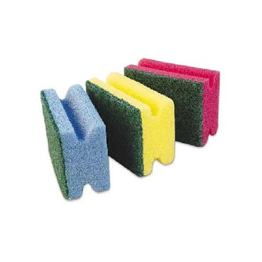 Губка для посуды 3шт YORK Колор люкс, арт. 030110 - Полимербыт фото 2