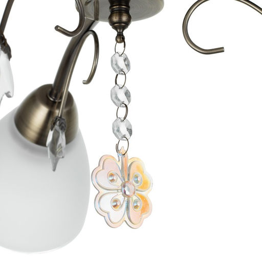 Люстра «Оливия» 3×40 Вт E27 бронза 45×43×20 см