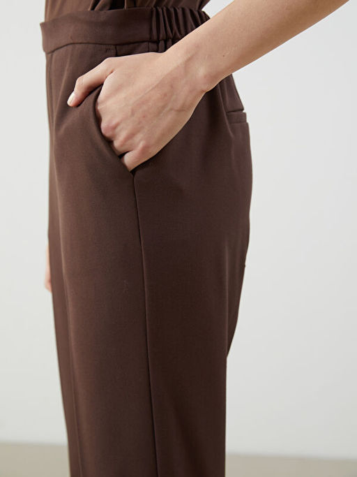 Beli Lastikli Standart Fit Kad?n Pantolon