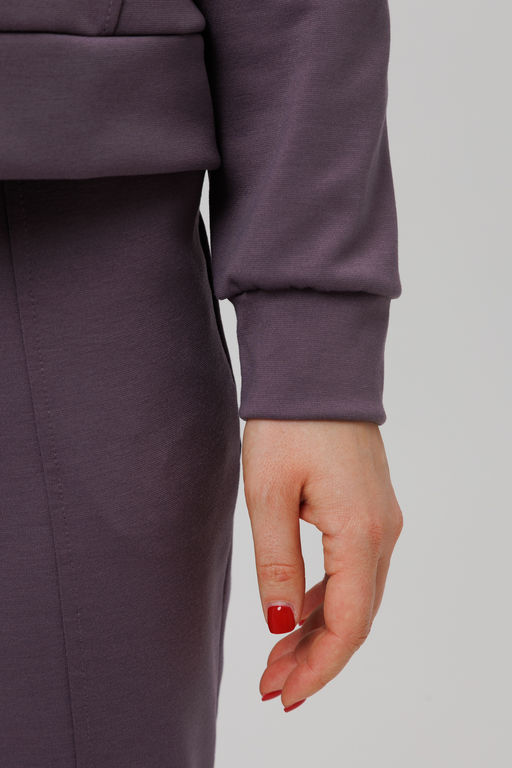 Костюм спортивный без начеса на молнии 43065