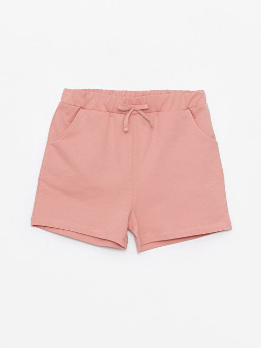 Beli Lastikli Basic K?z ?ocuk ?ort - Waikiki фото 3