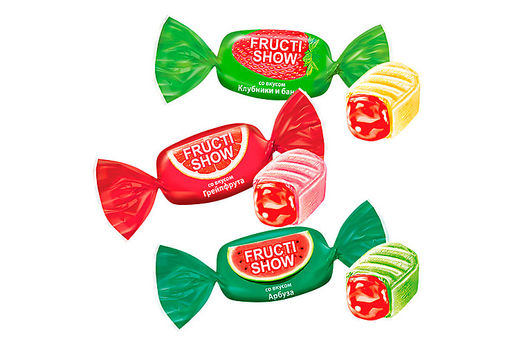 Карамель Fructi Show (упаковка 0,5 кг)