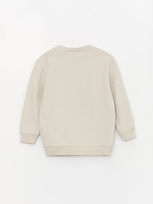 Bisiklet Yaka Uzun Kollu Bask?l? Erkek Bebek Sweatshirt - Waikiki фото 2