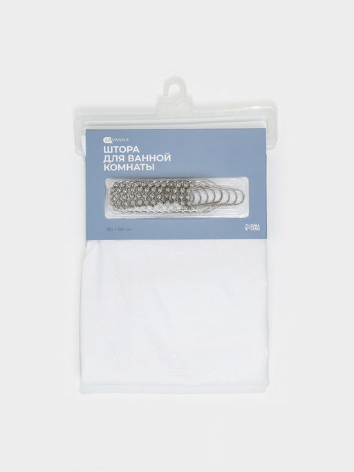 Штора для ванной SAVANNA «Цикл», 180×180 см, полиэстер