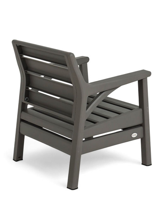 Набор садовой мебели «Евпатория»: 2 кресла, стол, трёхместный диван, серый