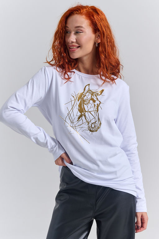 8574 футболка с дл.рукавом унисекс - Натали фото 8