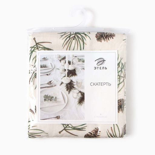 Скатерть новогодняя Этель Christmas tree 147?110+/- 3 см, 100% хлопок, саржа 190 г/м?