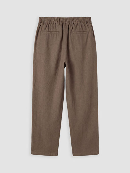 Regular Fit %100 Keten Erkek Pantolon