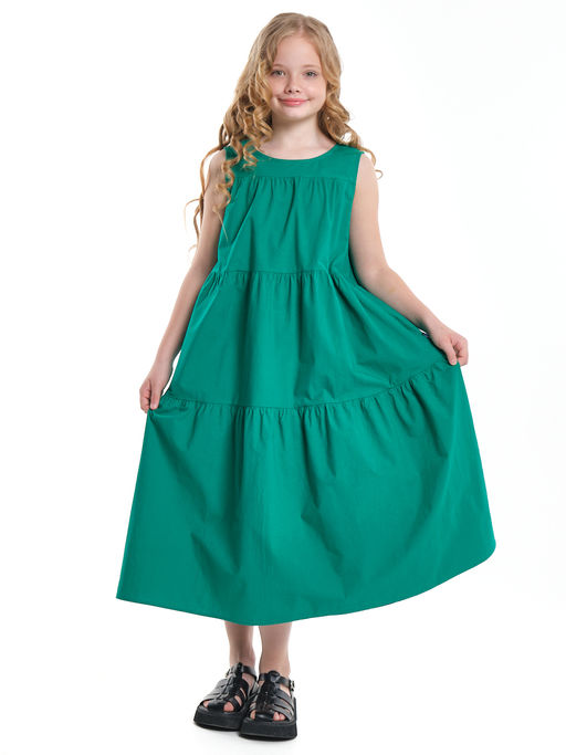 Платье Boho для девочки подростка UD 5169 изумрудный - Mini maxi фото 5