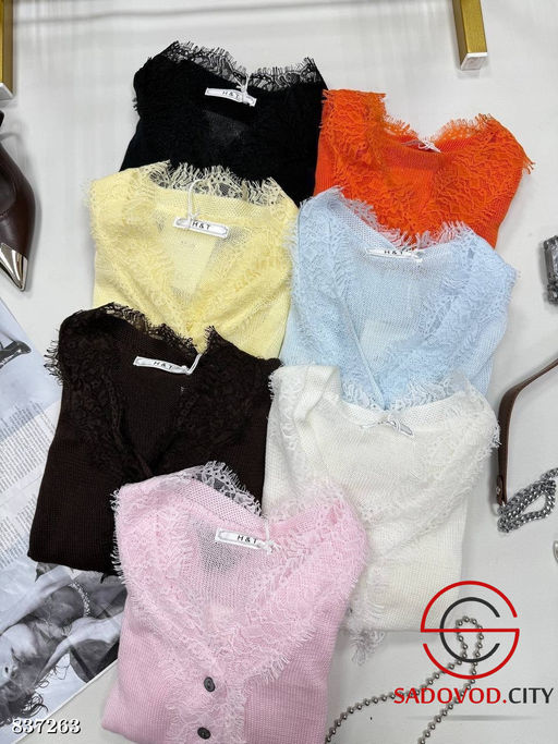 Кофта женская с гипюром - Bruno фото 6