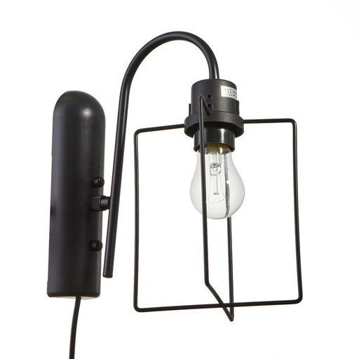Бра «Фламент», 1×40 Вт E27, черный, 25×16×33 см