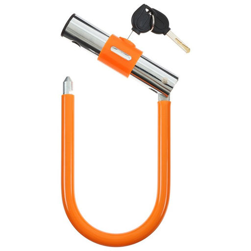 Замок для велосипеда Dream Bike, U-образный, 130x195 мм, цвет оранжевый  фото 3