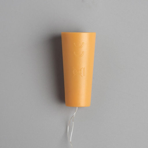 Гирлянда «Нить» 2 м роса с пробкой, IP20, серебристая нить, 20 LED, батарейки LR44×3 (в комплекте), свечение фиолетовое