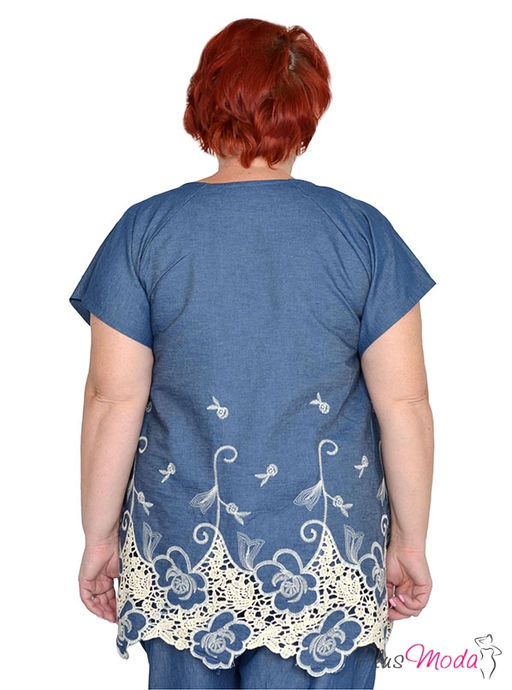 Туника Модель №1495 размеры 44-84 - Plusmoda фото 3