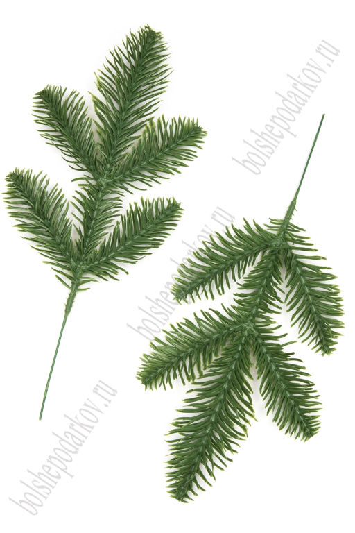 Веточка еловая 26 см (10 шт) SF-8017, зеленый №6
