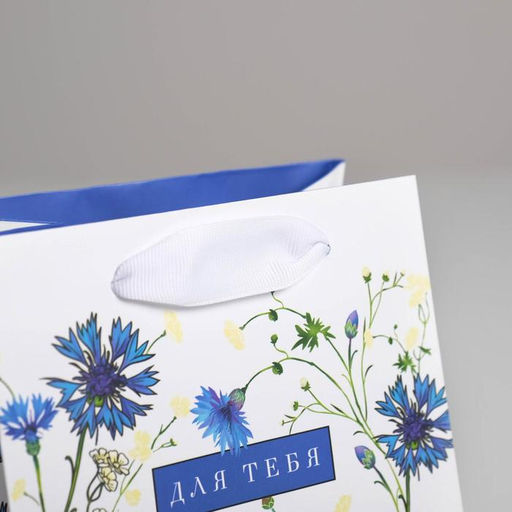 Цена за 3 шт. Пакет подарочный ламинированный квадратный, упаковка, «Для тебя», 14 х 14 х 9 см