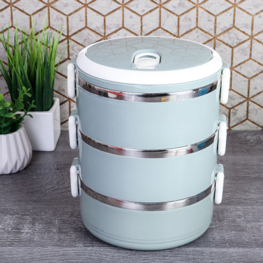 Цена за 1 шт. Ланч-бокс 3 предмета / FB-811 /уп 45/ - Галеонтрейд фото 2