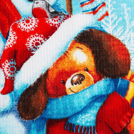 Набор полотенец кухонных Доляна. Время для счастья, 35?60 см-2 шт., хлопок 100%