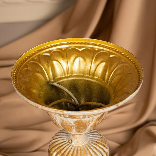 Подсвечник металл «Ярусы» для одной свечи 16×16×31 см