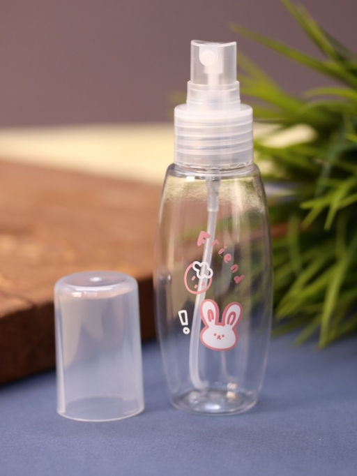 Дорожная бутылочка "Bear rabbit", pink (85 ml)