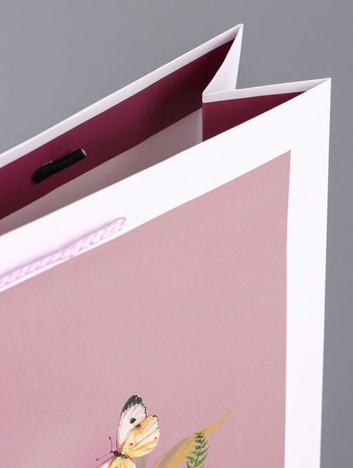 Цена за 2 шт. Пакет подарочный ламинированный вертикальный Гармония, 33?42.5?10 см