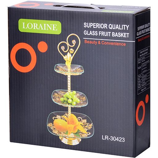 30423 Конфетница 3х ярус. ВАНЕССА-ПРЕМИУМ LR (х6) - Mayer&boch фото 4