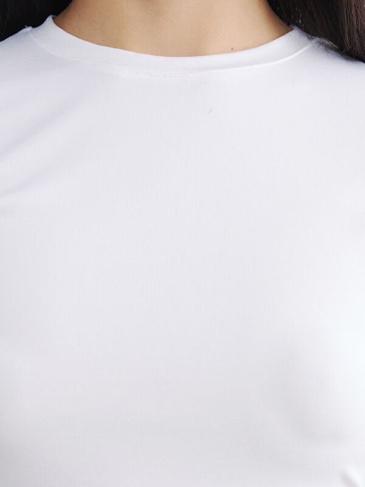 Bisiklet Yaka Kad?n Ti??rt