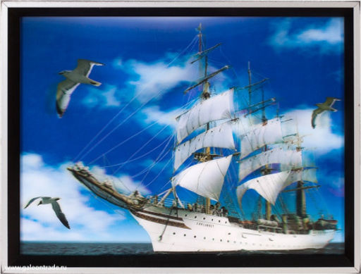 Картина 5D 30х40 019 Фрегат / ZR8210H-222411 / - ГалеонТрейд фото 2
