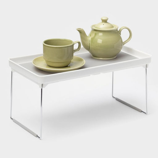 Столик - поднос для подачи Griten, складной, 36.2×19×3.7 см, белый