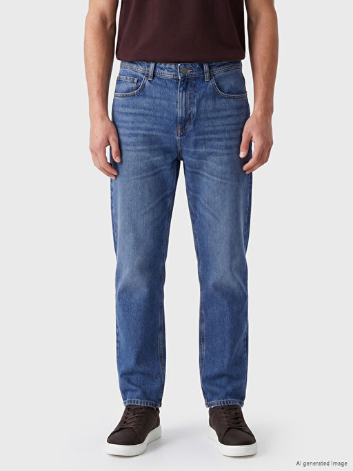 745 Baggy Fit Erkek Jean Pantolon