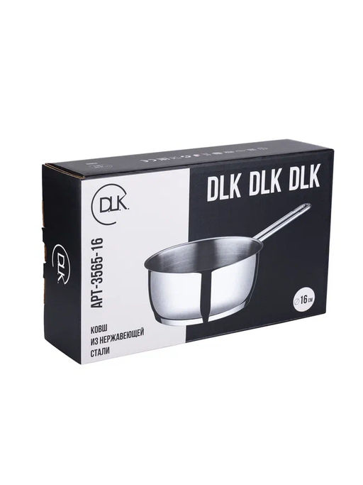 Ковш без крышки из нержавеющей стали 16x8 см (1,5 л), арт. 3565-16 - D.L.K. фото 4